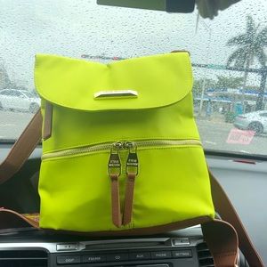 Steve Madden lime green backpack